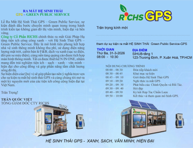 RICHS Chính Thức Ra Mắt Hệ Sinh Thái GPS – Bước Tiến Mới Cho Đô Thị Xanh, Hiện Đại